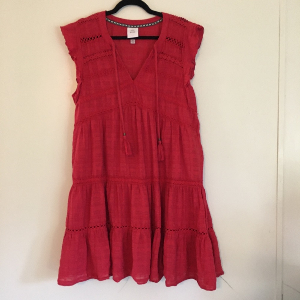 EUC KnoxRose Red Dress, Size XL